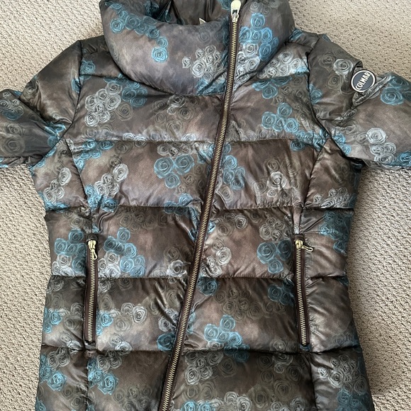 Women’s Colmar Puffer Jacket in Unique Floral Print - Picture 2 of 10